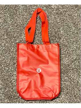 Lululemon Red & White Reusable Tote Bag